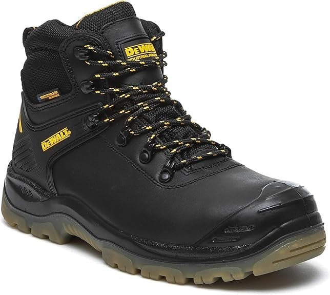 Dewalt Newark Waterproof Safety Boots Footwear Black Size UK 12 EU 46 New