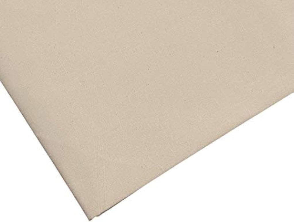 M & J Light Weight 100% Cotton Natural Calico 160cm Extra Wide 1m