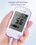 Aile Blood Sugar Monitor Testing Kits Diabetics Meter Home Use Test Strips New