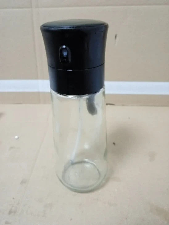 Euqvunn Oil Spray Bottle Glass Dispenser Fine Clog Resistant Filter Kitchen