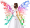 Maysida Electric Fairy Wings Girls Light Up Moving Butterfly LED Lights 3+ New