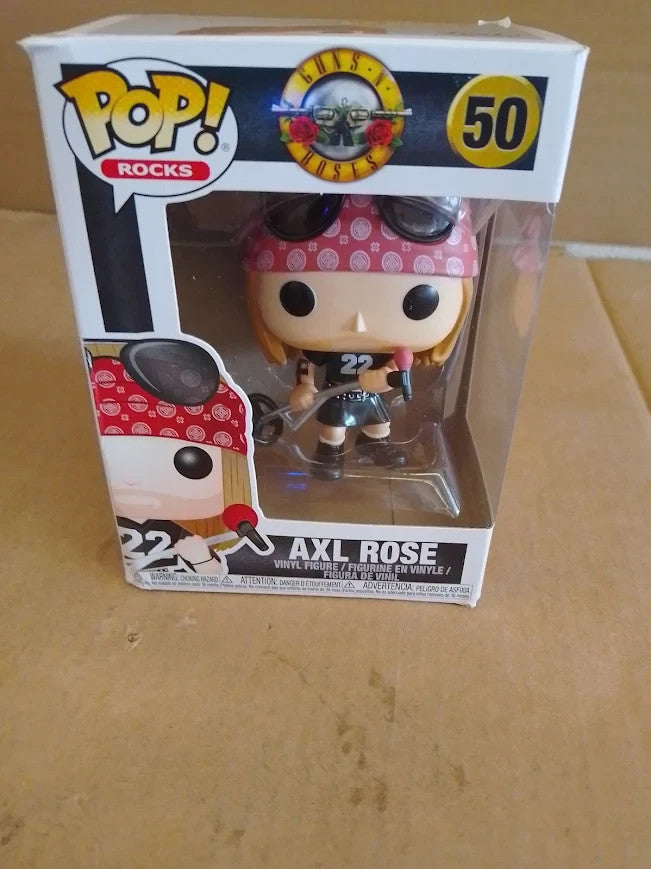 Funko Pop Rocks Music Guns N Roses Axl Rose Collectable Vinyl Figure Gift New