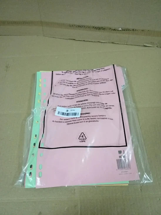 Q Connect 5 Part Subject Divider Multi Punched A4 KF26081 Cardboard New