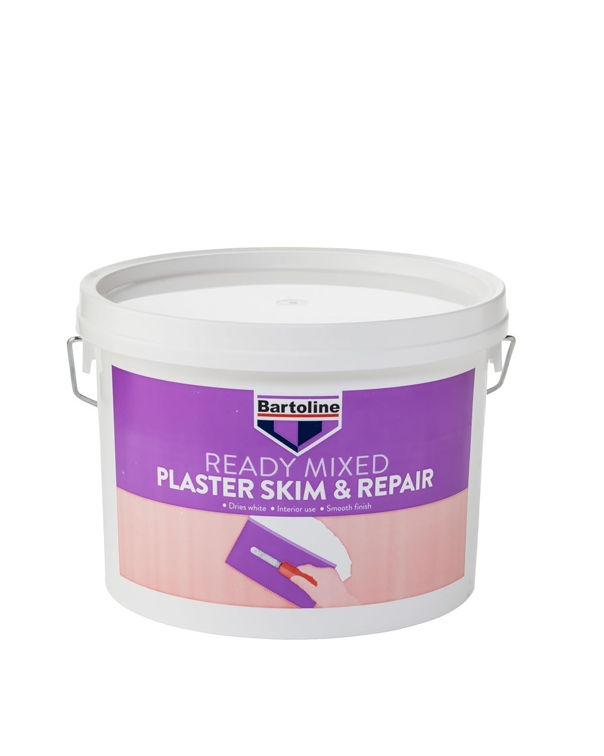Bartoline Ready Mixed Plaster Skim Repair 2.5L Easy Application Wall Ceiling New