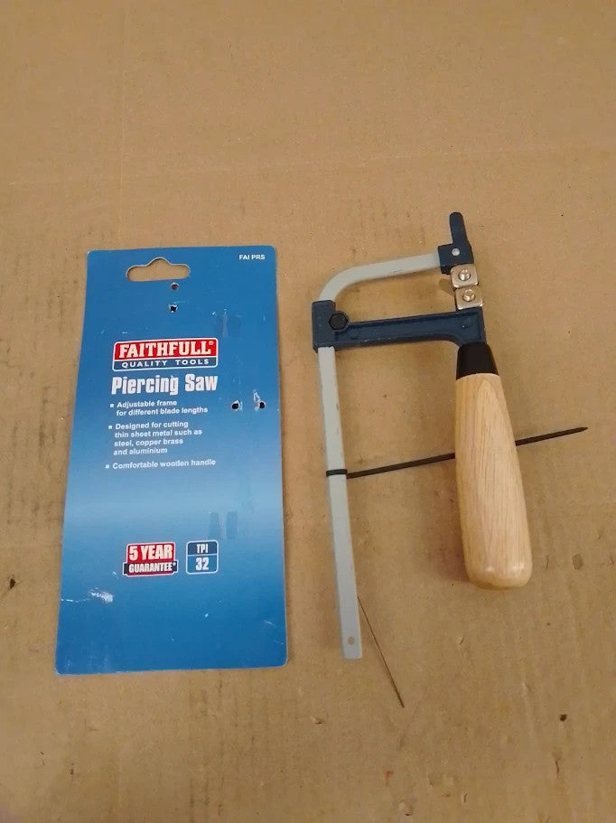 Faithfull Faiprs Piercing Saw Jewellers High Speed Steel Manual