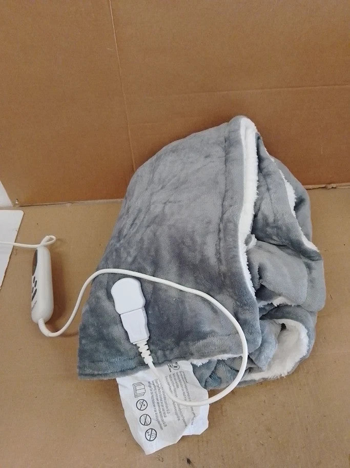 Mia&Coco Electric Heated Blanket Throw 120x160cm Flannel Sherpa Fast Heating New