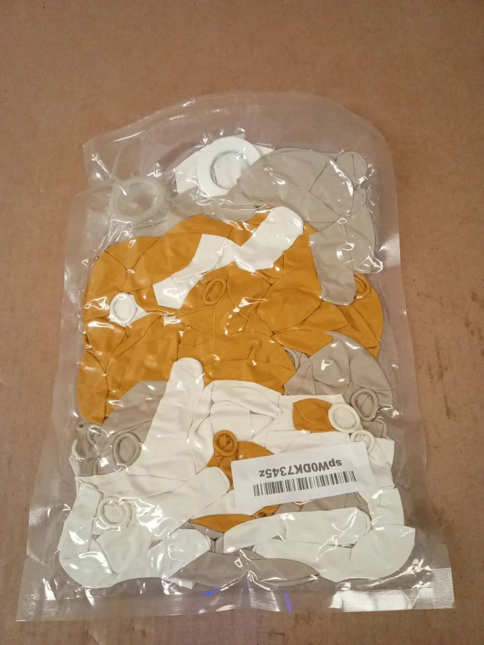 Yellow Balloons Arch Kit 130 Pieces Yellow White Sand Gold Nude Balloons New