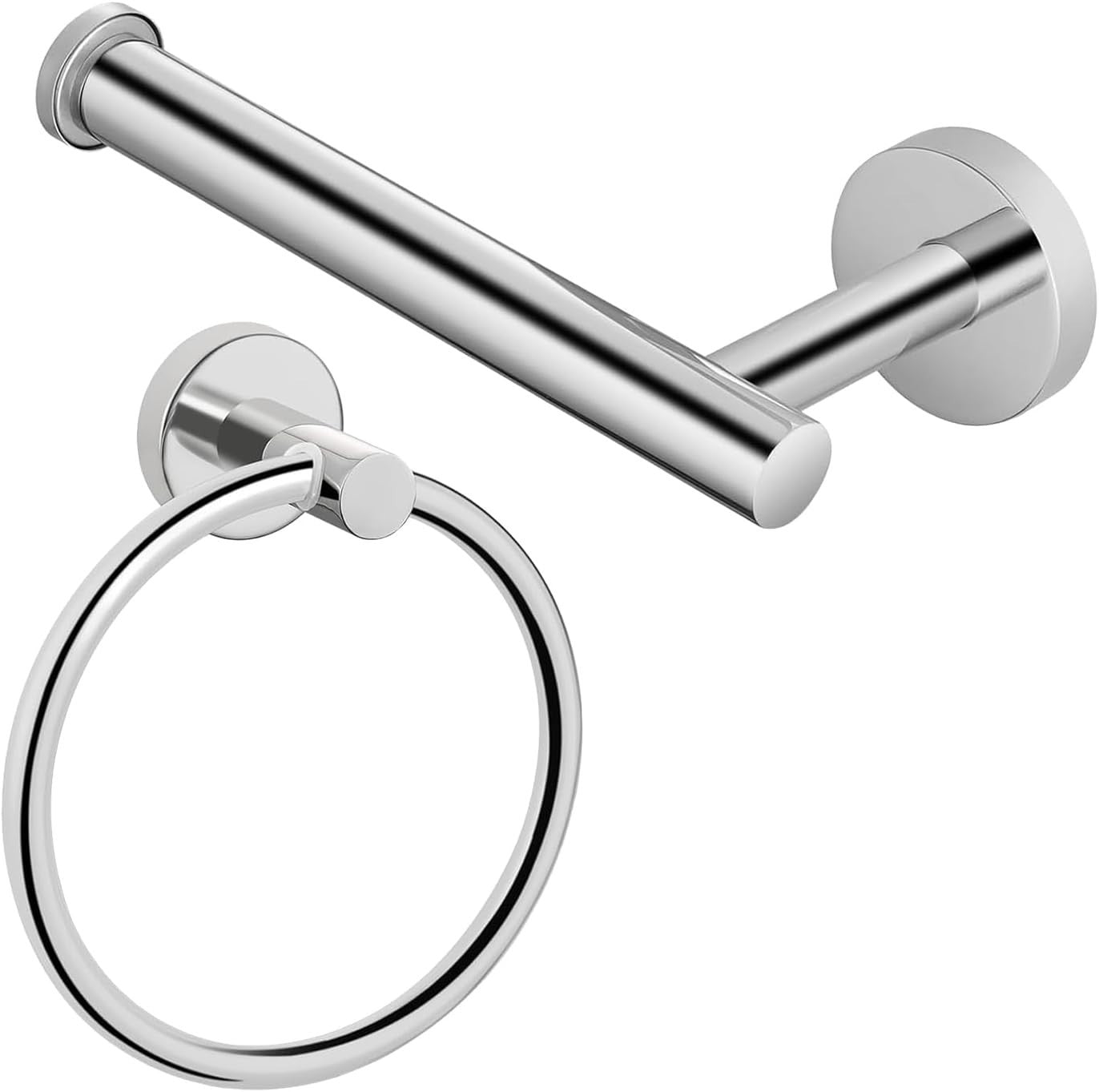Wall Mounted Stainless Steel Bathroom Holder Set For Towels Toilet Paper New
