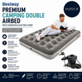Bestway Premium Camping Double Airbed Handheld Electric Pump Inflatable