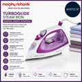 Morphy Richards TurboGlide Steam Iron Ceramic Non stick Soleplate 400ml 2800w