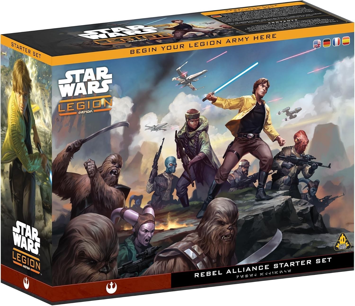 Asmodee Star Wars Legion Rebel Alliance Starter Set Board Game 14+ New