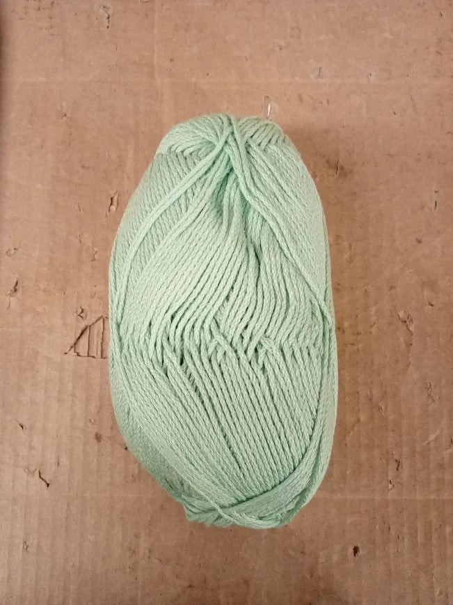Lion Brand Yarn Company Cotton Yarn Cotton Mint 15.24x6.35x6.35cm