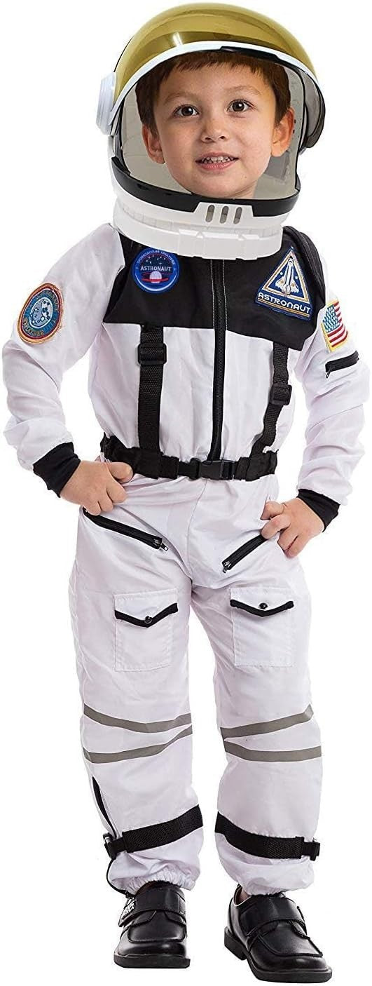 Spooktacular Astronaut Costume Helmet Space Suit Toddler Large 10-12 Yrs Old New