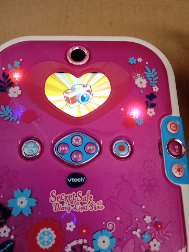 VTech Purple Secret Safe Diary Light Show Interactive Girls Diary Games 6+