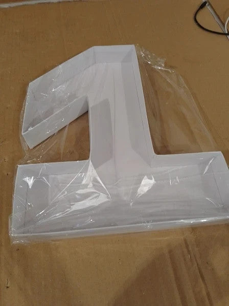 Wenpack Fillable Cardboard Number Charcuterie Board 30.5cm Food Sweet Box New