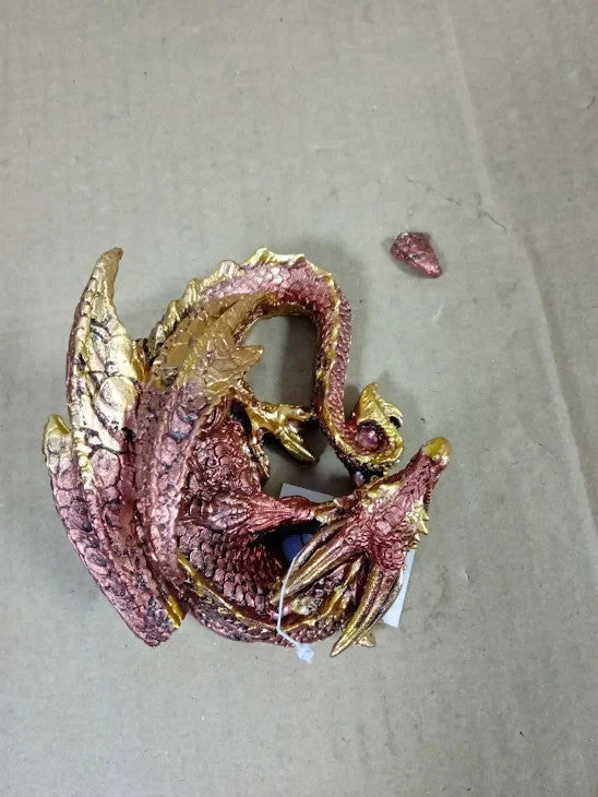 Nemesis Now Aaden Red Golden Resting Dragon Figurine 10.2cm U5289S0