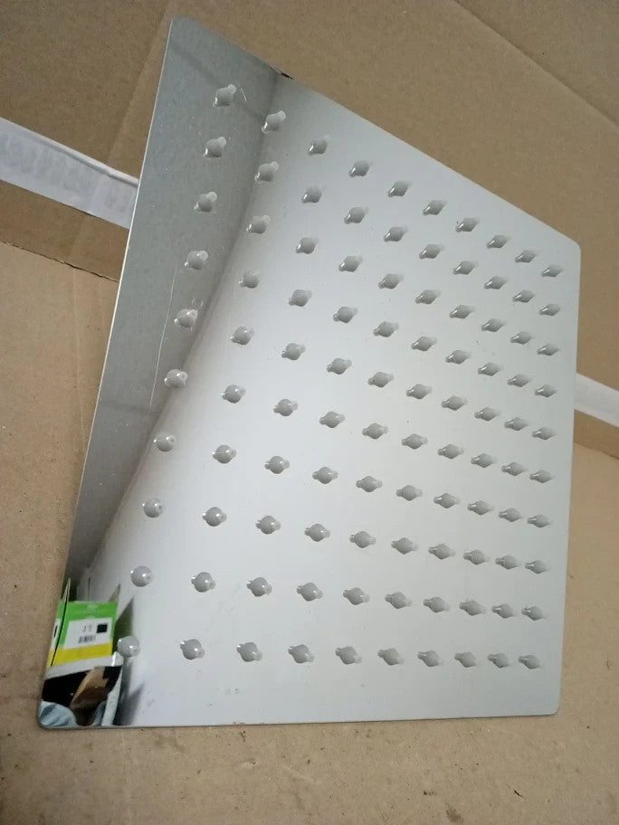 Voolan Rain Shower Head Filter High Flow Large Rainfall Heads Stainless New