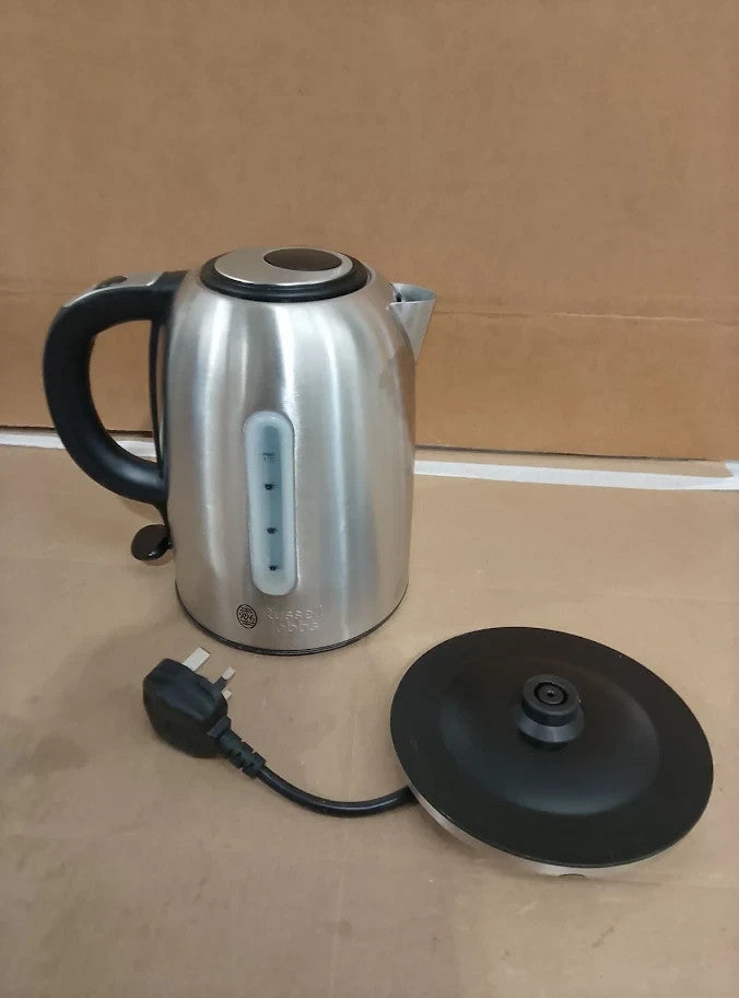 Russell Hobbs Brushed Stainless Steel Electric 1.7L Cordless Kettle 3Kw