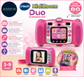 VTech 507153 Kidizoom Duo Camera 5.0 Kids Camera Colour Display Age 3+ Pink