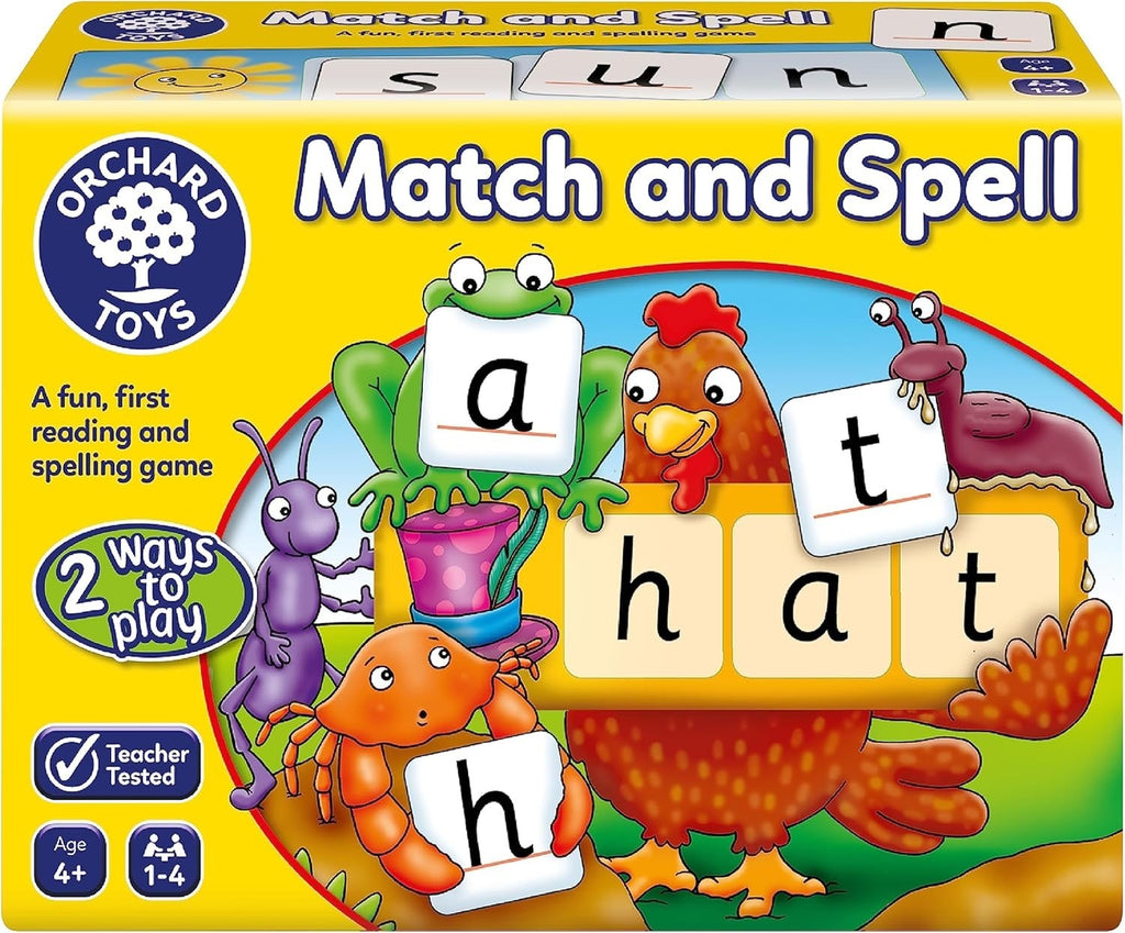 Orchard Toys Match Spell Game Kids Learning & Educational Sight Words Age 4+ New