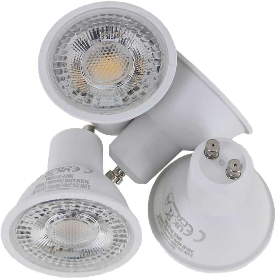 LED GU10 Spotlight Bulb 2.4W Energy Efficient Light Bulb 4 Pieces White New