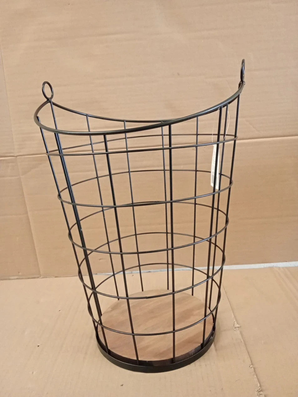 Habitat Black Wire Toilet Roll Basket 1 Pack