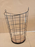 Habitat Black Wire Toilet Roll Basket 1 Pack