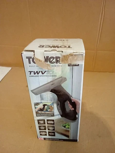 Tower T131001PL Cordless Window Vac Cleaner 20W Rechargeable Battery 150ml New