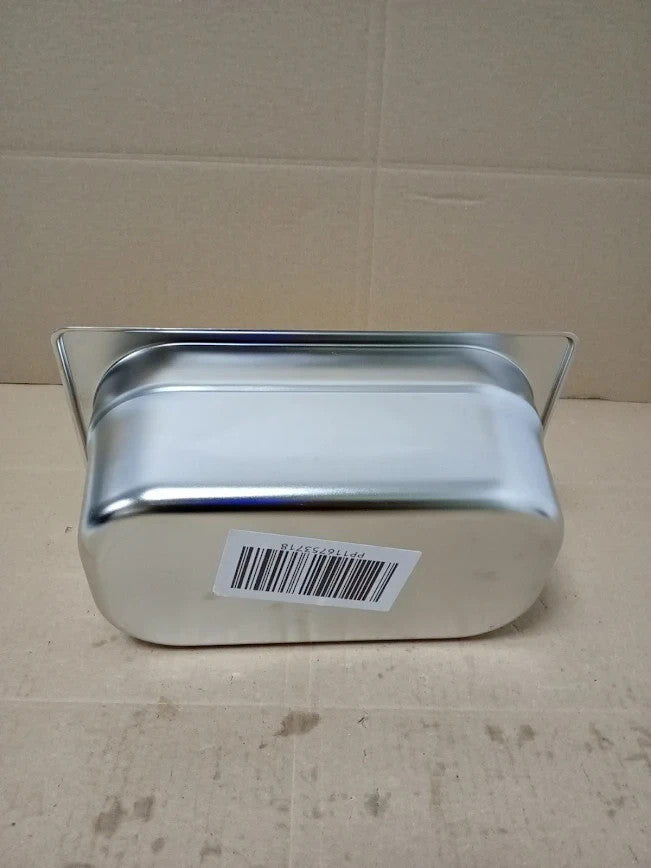 Vogue Gastronorm Pan 1/4 Stainless Steel Tray Depth 100mm Capacity 2.5L K819