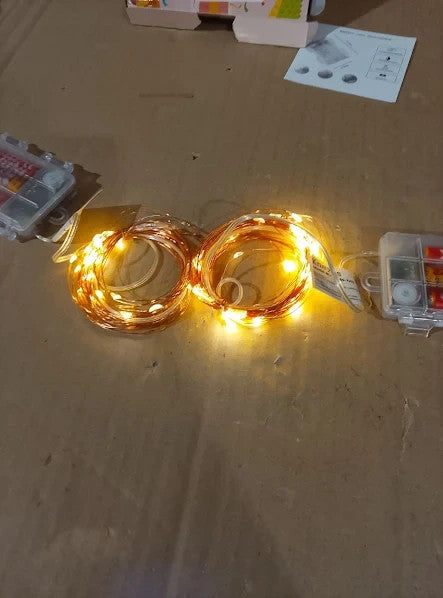 Knayis Fairy Lights Battery Operated 60LED 2 Pack 6M 19FT Fairy Lights New