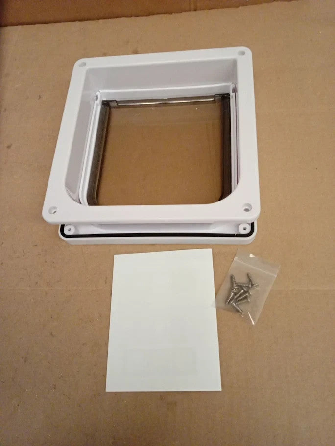 Coptiner Cat Door Lockable Medium Flaps Pet Safety Interior Door 4 Way Locking