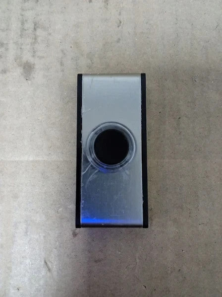 Friedland D611 Gem Wired Bell Push Brushed Chrome Effect Black 55 x 30 x 11cm