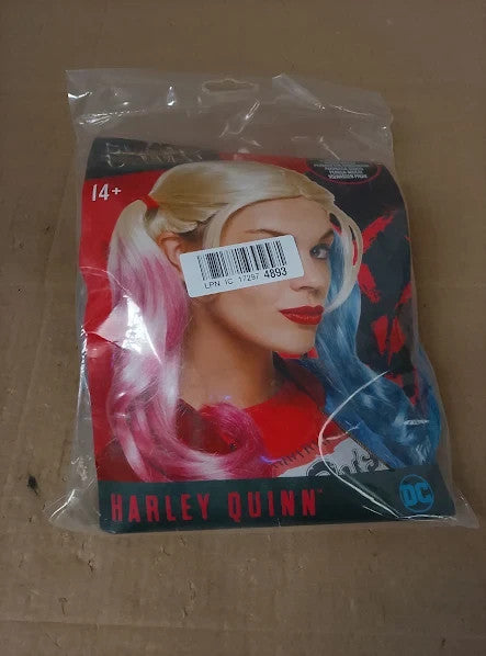 Rubies Harley Quinn Suicide Squad Wig Adults Blonde Pigtails 22x2.5x34cm