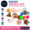 Sensory Squish Set Fidget Toys Stress Balls Relief Sensory Play Gift Kids Design