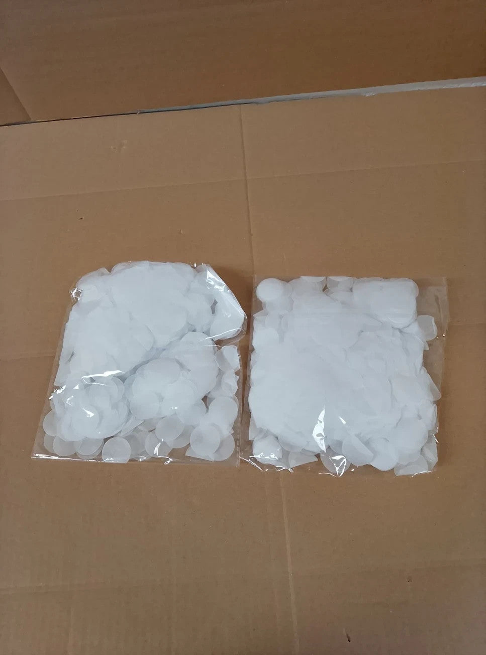 Biodegradable 100g Heart White Wedding Biodegradable Paper Confetti 2.5cm New