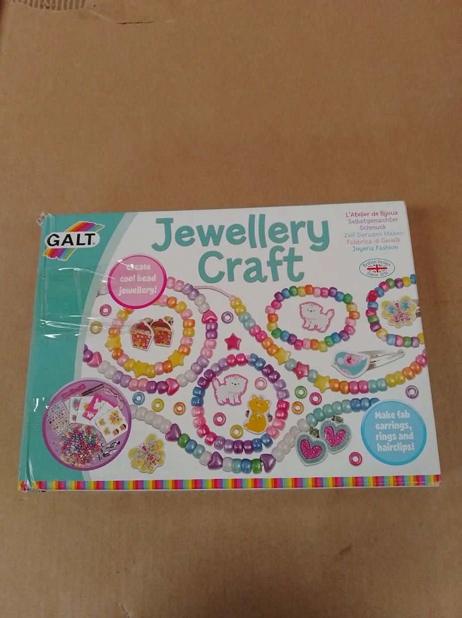 Galt Jewellery Craft Kit Creative Cases Childrens Bracelet Necklace Making New