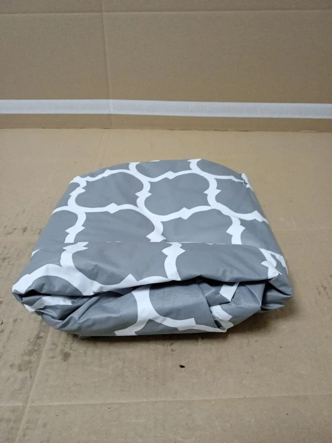 1pc Waterproof Round Tablecloth Elastic Edged Fitted Table Cover 110x90cm New