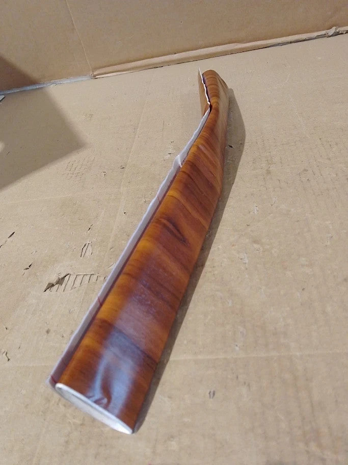 DC Fix vinyl Wrap Gold Walnut Wood Effect 45cmx2m Sticky Back Plastic Roll New