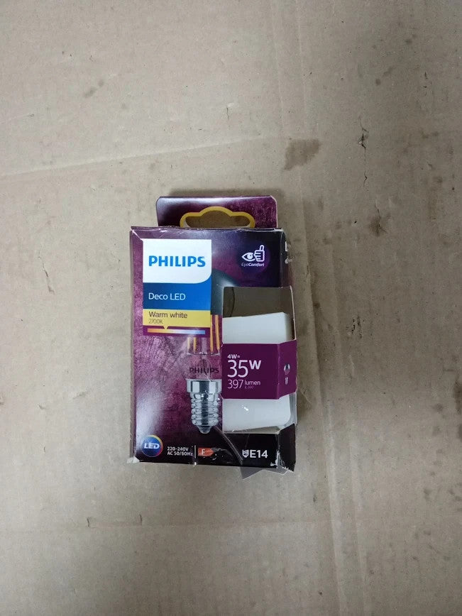 Philips LED Premium Classic Mirror Crown Light Bulb E14 Small Edison Screw New