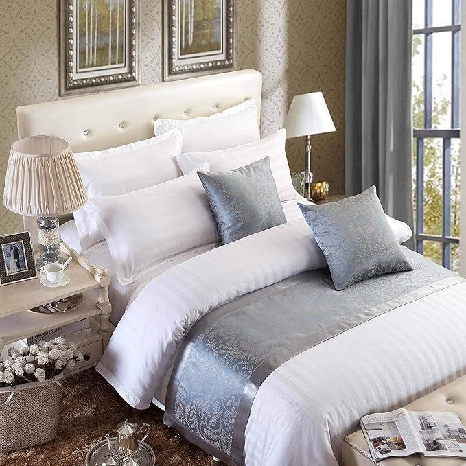 Osvino European Style Bed Runner Scarf Luxury Modern Smooth Protector New