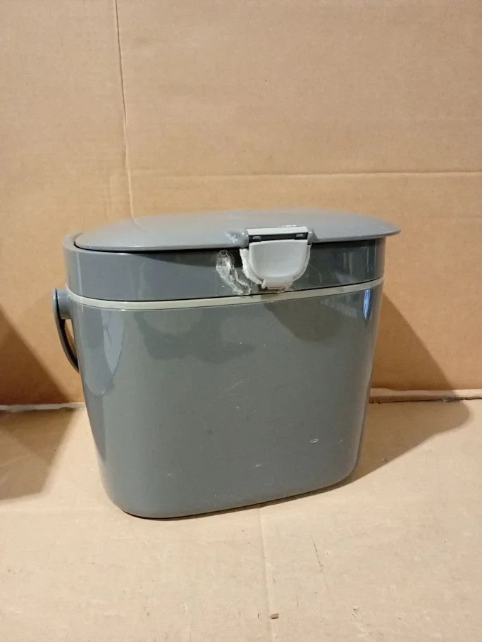 Oxo Good Grips Easy Clean Compost Bin Charcoal  6.62L Plastic Oval Shape