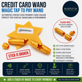 Credit Card Wand Magic 3D Printed Taps To Pay Star Contactless Payment