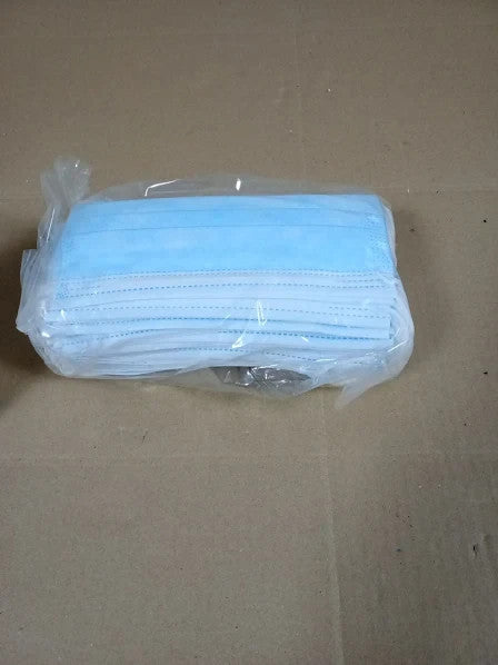 Type IIR Fluid Resistant Surgical Face Masks Disposable Blue White Universal New