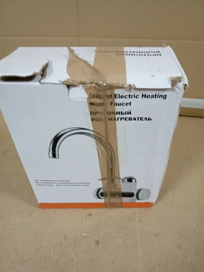 Instant Hot Water Tap Electric UK Plug 220V 3000W Hot Cold Mixer Faucet New