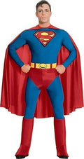 Rubies Official Adults Superman Deluxe Costume Blue Themed Parties Medium