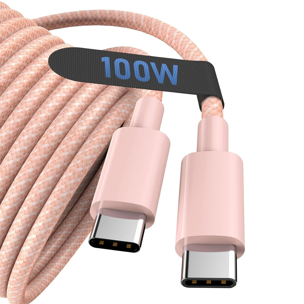 TIGOJH USB Type C Cable 3M Braided Fast Charge Compatible Laptop Durable New