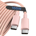 TIGOJH USB Type C Cable 3M Braided Fast Charge Compatible Laptop Durable New