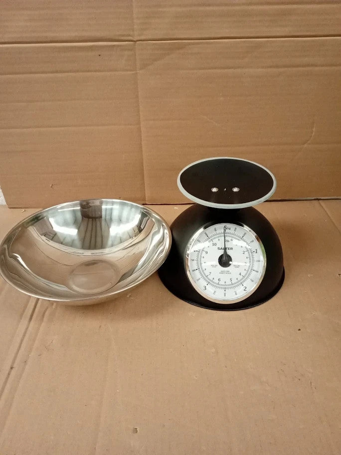Salter Timeless Mechanical Kitchen Scale Cooking Scale 2L Dishwasher Safe New