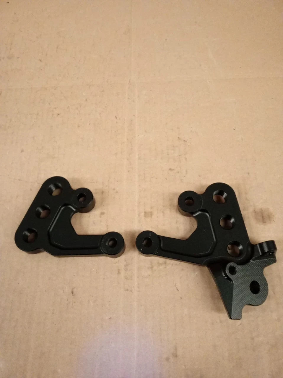 Motorcycle Foot Peg Brackets Right Left FootBlack Aluminum X/S Electric Bike