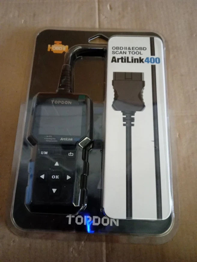 TOPDON AL400 A OBD2 Code Reader Engine Fault Scanner EVAP O2 Sensor Test New